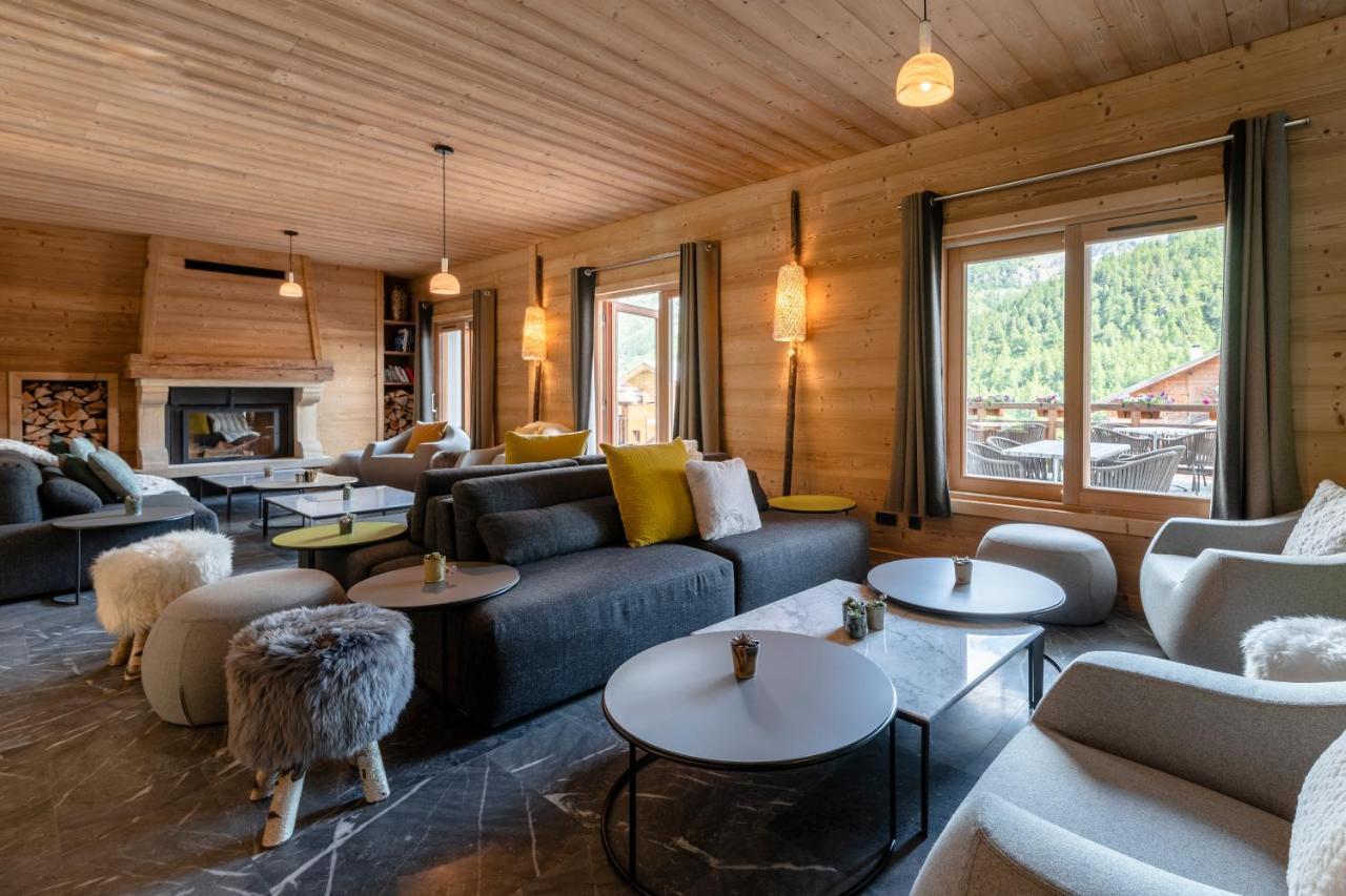 Le Chalet Blanc Hotel & Spa Montgenevre Bagian luar foto