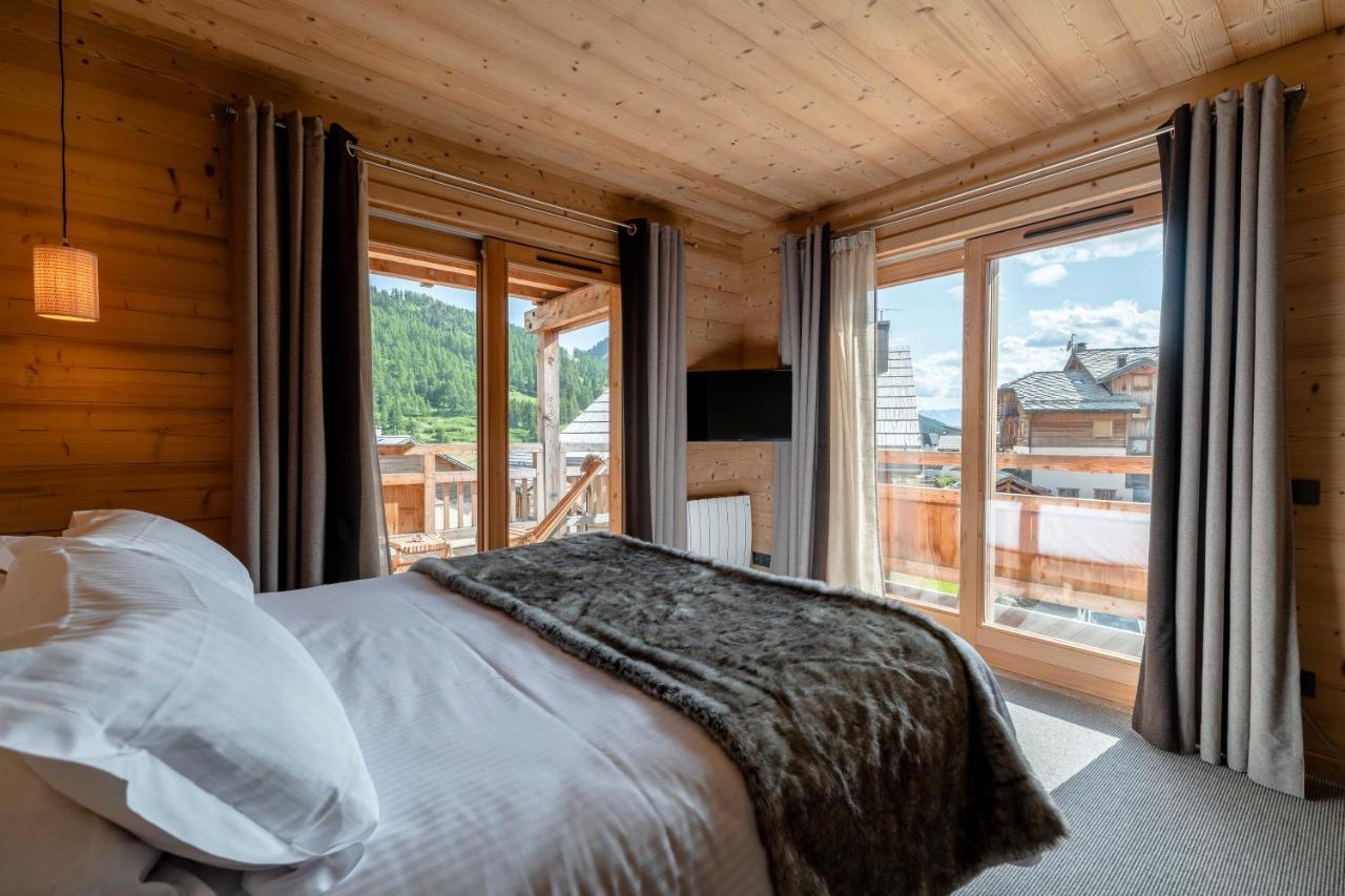 Le Chalet Blanc Hotel & Spa Montgenevre Bagian luar foto