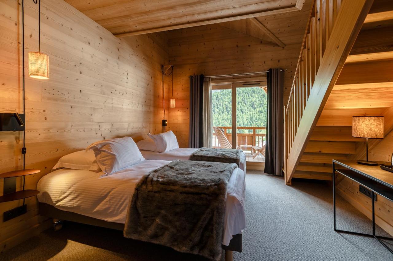 Le Chalet Blanc Hotel & Spa Montgenevre Bagian luar foto