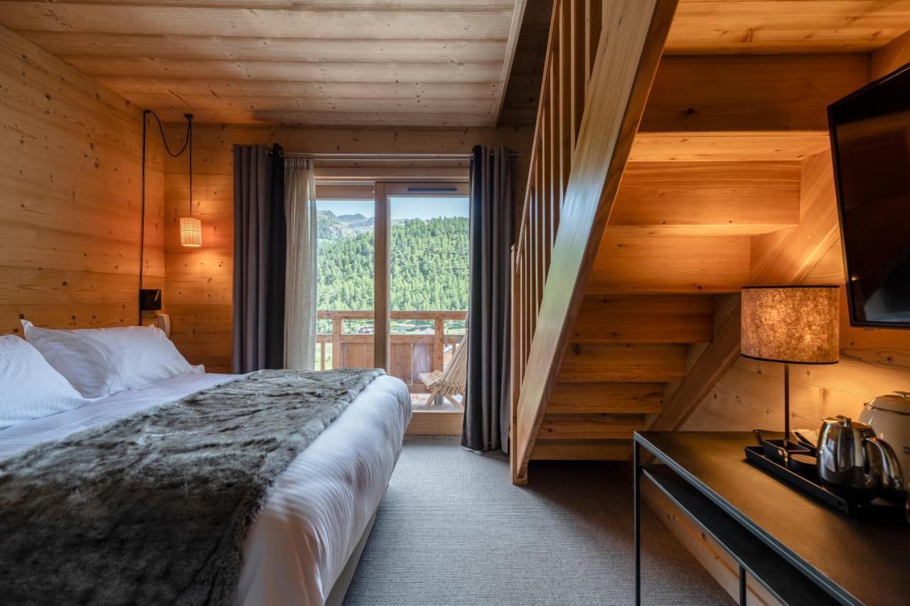 Le Chalet Blanc Hotel & Spa Montgenevre Bagian luar foto