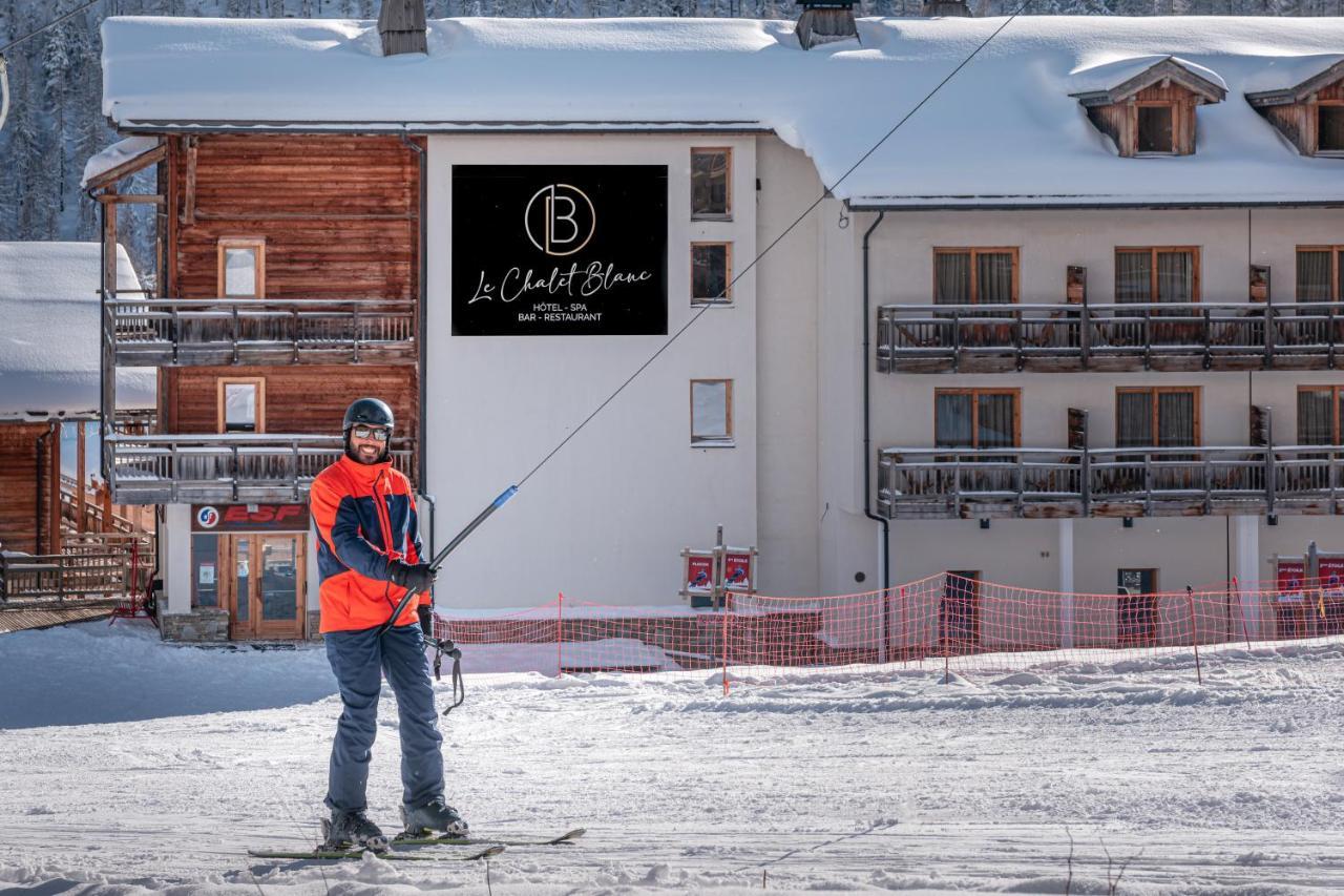 Le Chalet Blanc Hotel & Spa Montgenevre Bagian luar foto